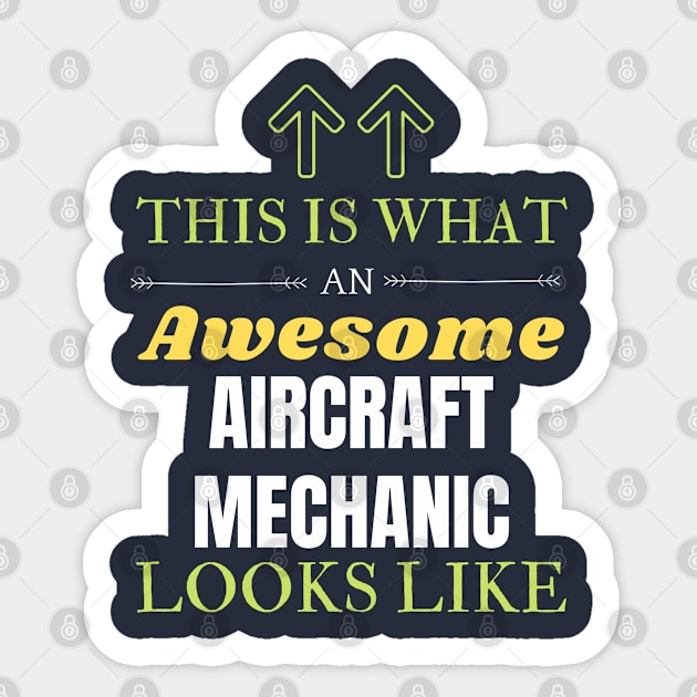 aircraft mechanic Sticker by Mdath